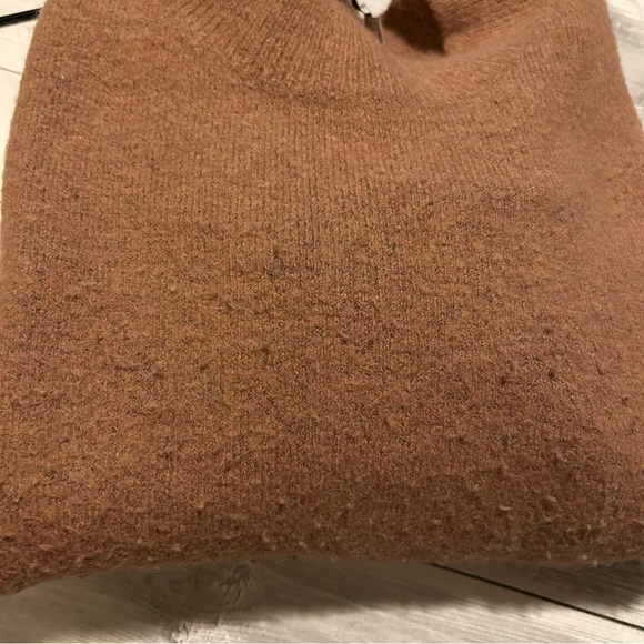Madewell Connection Sweater Wool Acrylic Blend Brown Oversized XS - Picture 5 of 10